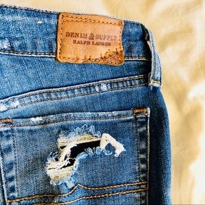 Distressed Ralph Lauren Skinny Jeans